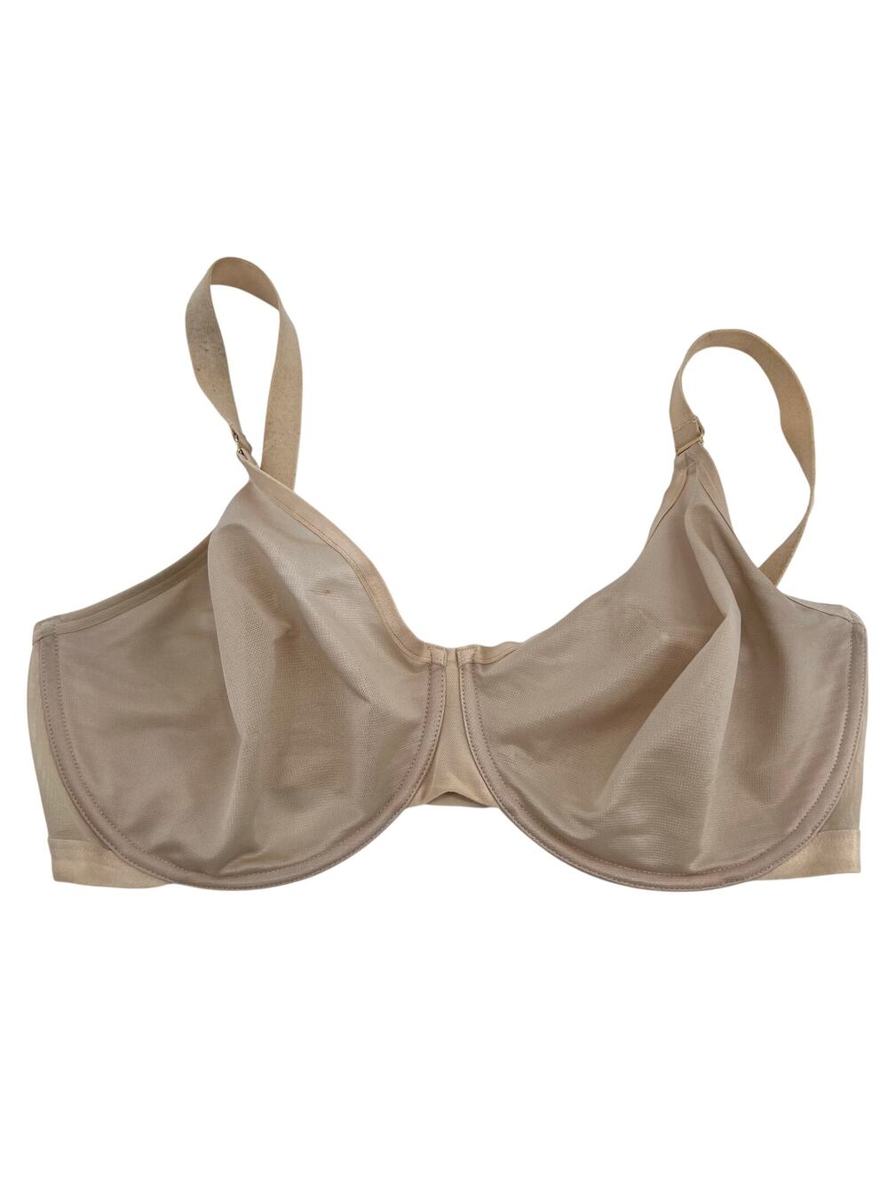 Soma unbelievable minimizer nude beige tan plus size 38DDD underwire adjustable